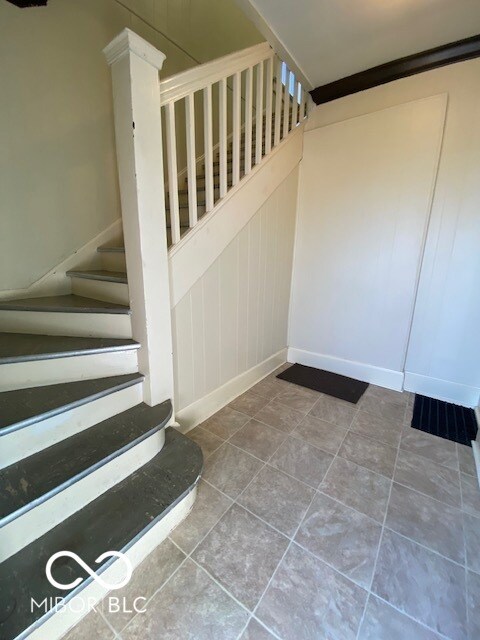 Mud Room with Stairwell to Apartment