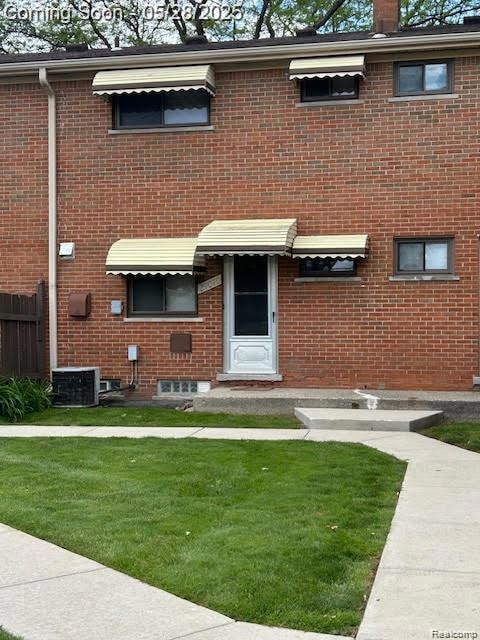 Back entrance w/covered porch