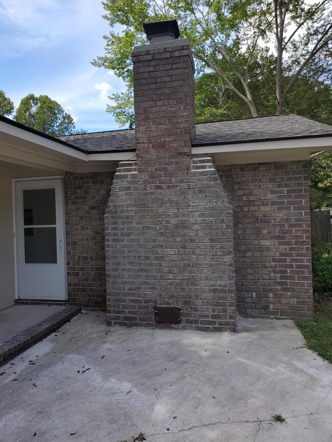 Exterior of recent redone chimney