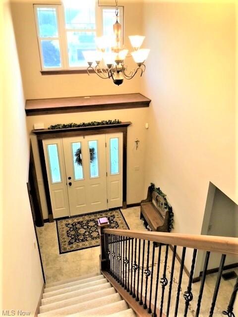 View of expansive ceramic entry