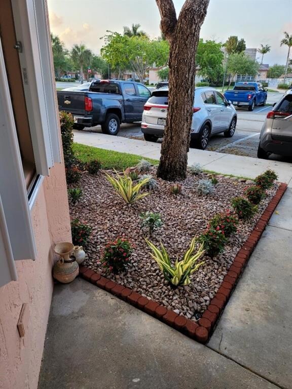 Outside