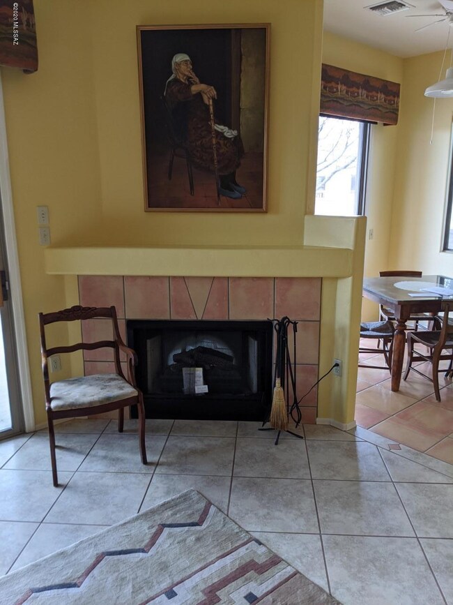 corner fireplace