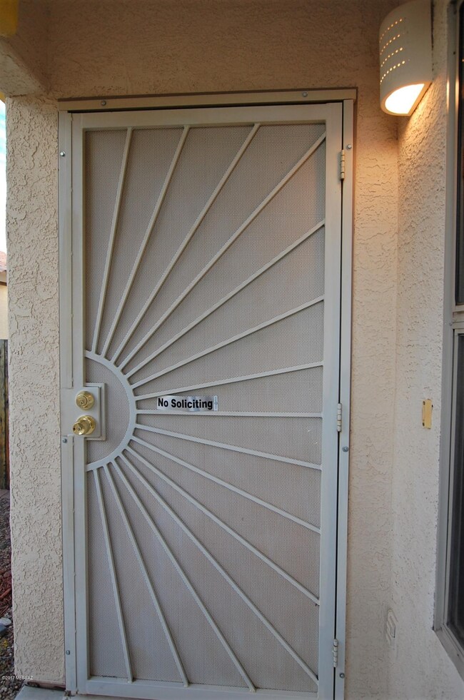 3 Front Wought Iron Door