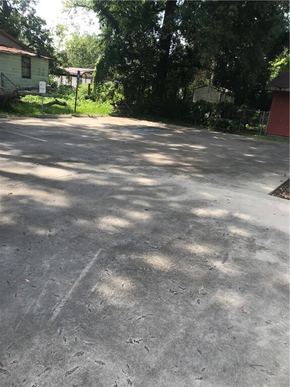 Parking lot in the rear