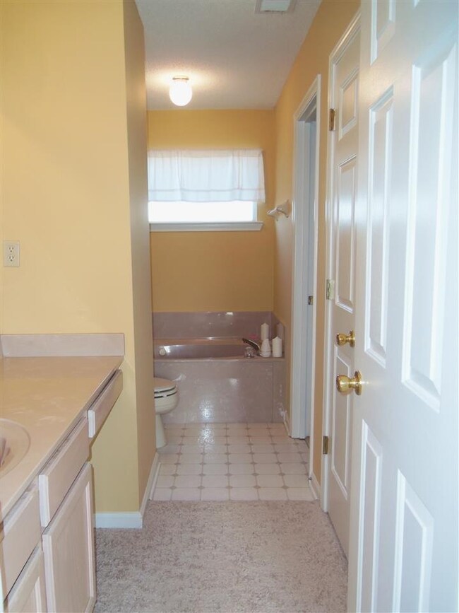 Master Bathroom has a whirlpool tub and separate s
