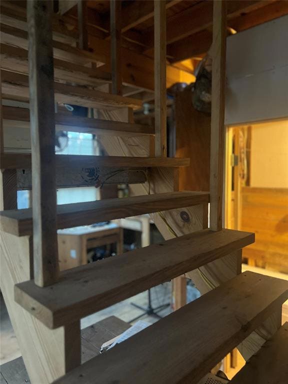 View of stairway