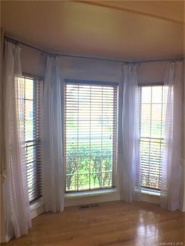 Bay window in the formal dining room