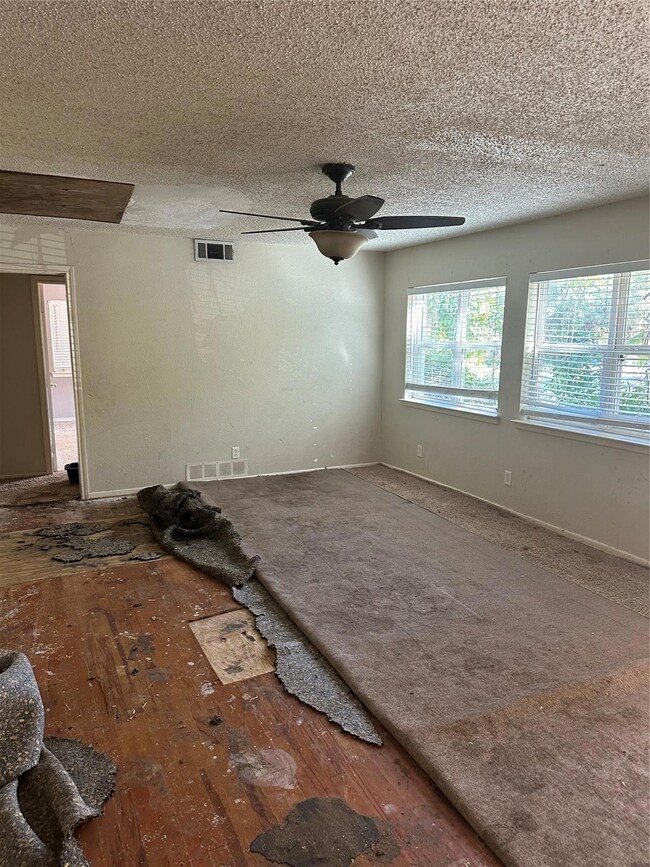 Front living area in front of house.