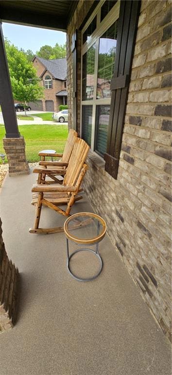 View of porch