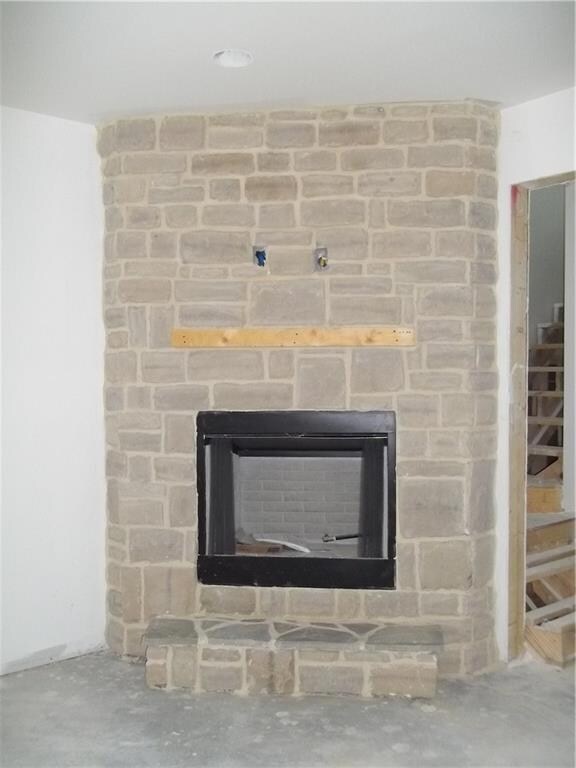 Stone Fireplace