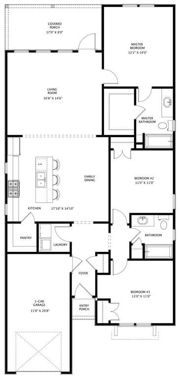 Toby B Floorplan - Lot 61 features this floorplan