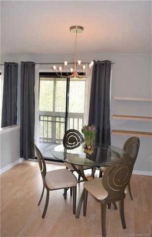 Spacious dining area.