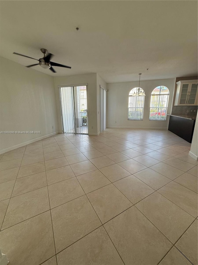 Bright family room area