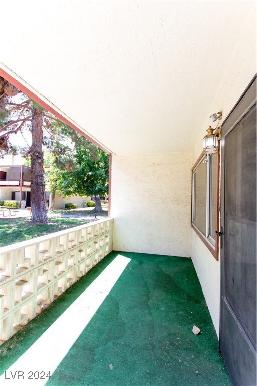Front Patio ready for your external furnishings.