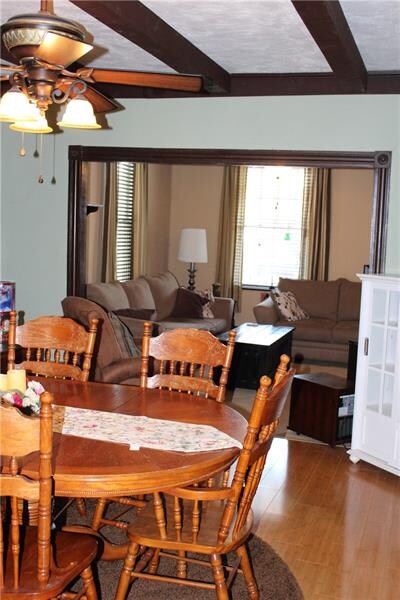 Beautiful updated colonial dining room