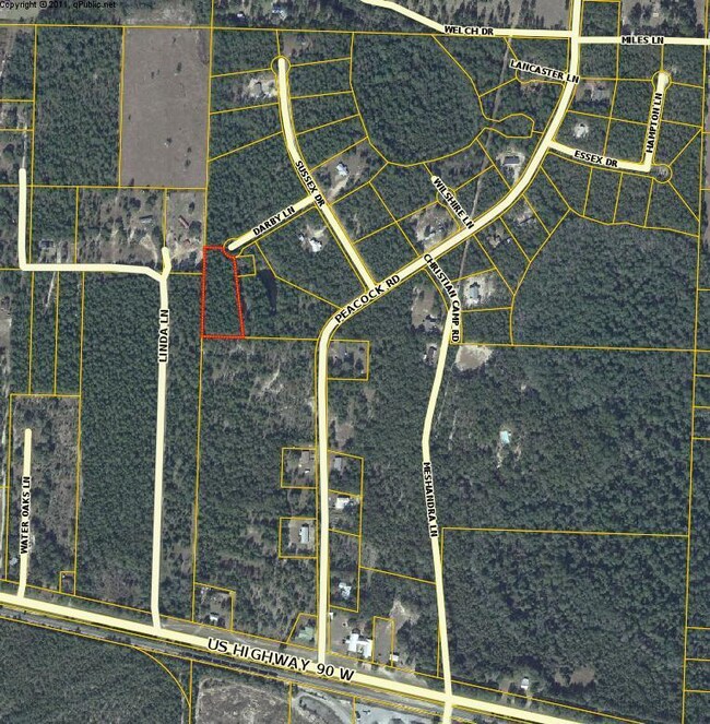 Darby Lane larger aerial