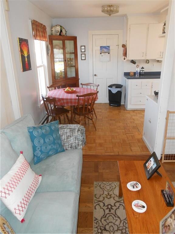Living Room into Kitchen/ Dining Room