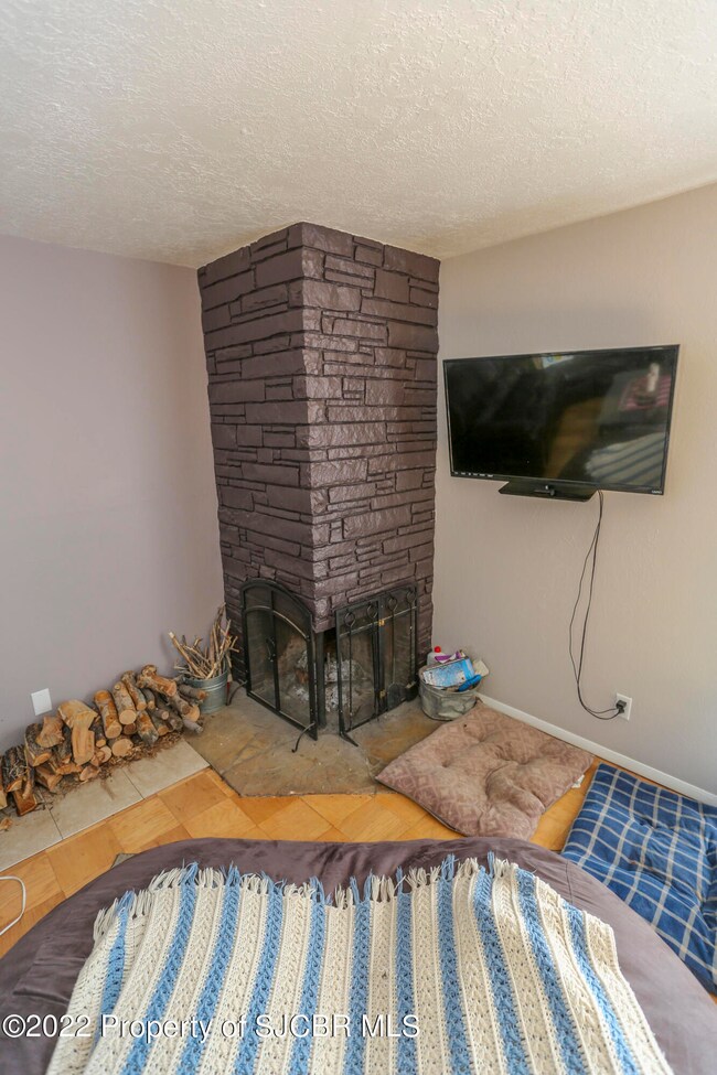 corner fireplace