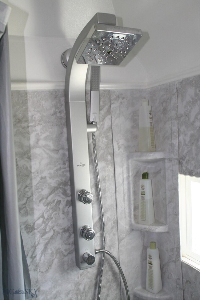 Modern shower head design.