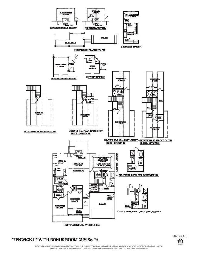 Fenwick II BONUS Floor Plan