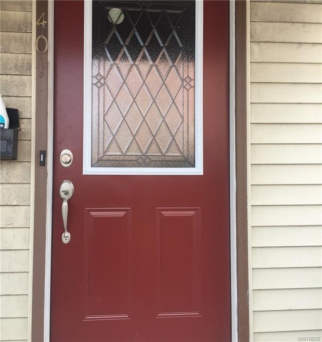new red door! (seller power washing exterior ASAP)