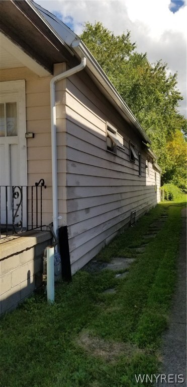 Front door - right side of house