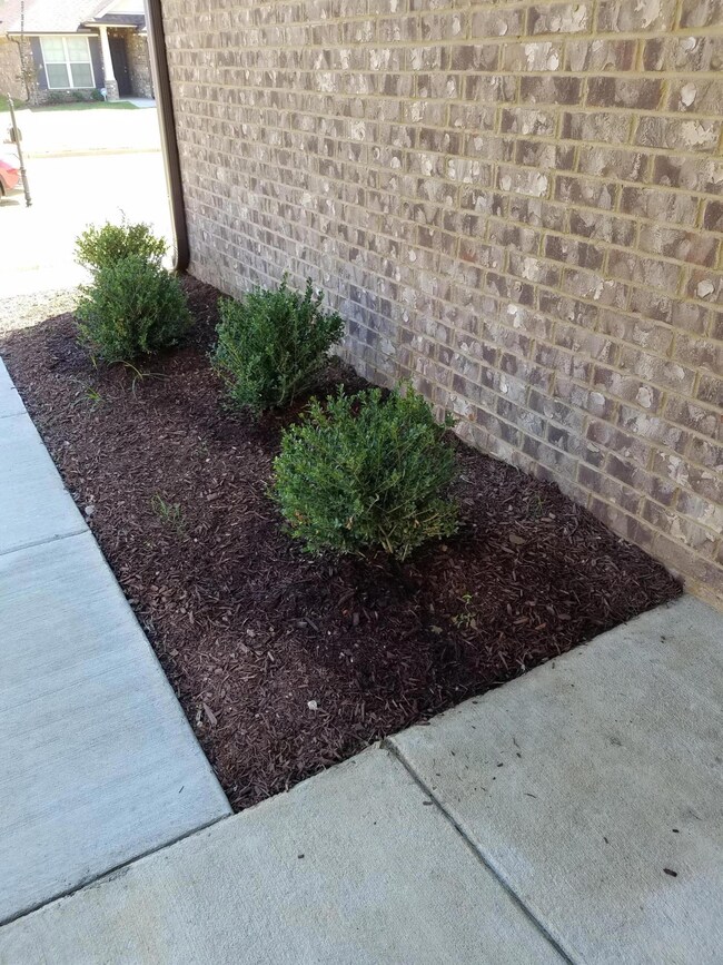 LANDSCAPED FRONT PORCH