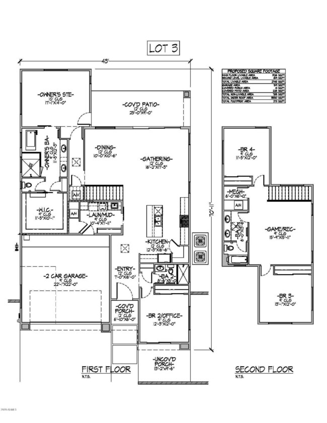 Lot 3 Floorplan
