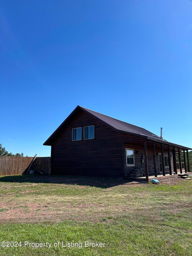 Fenced back yard
