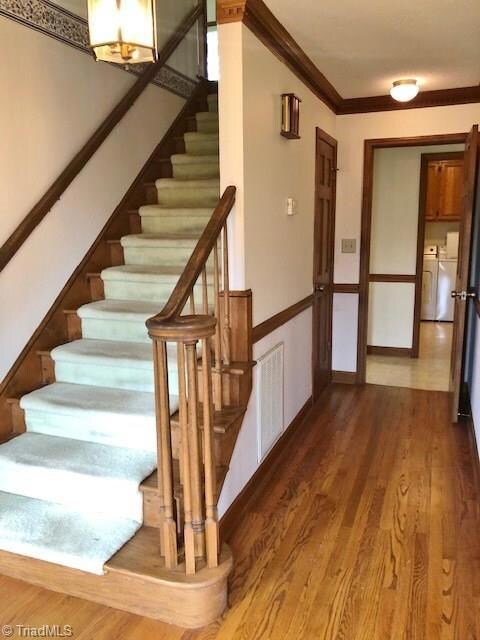 Entry: Notice beautiful hardwood floors
