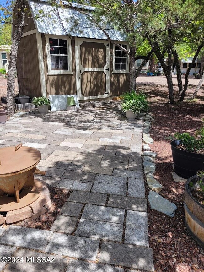 1930 Larson #15  Patio and Shed