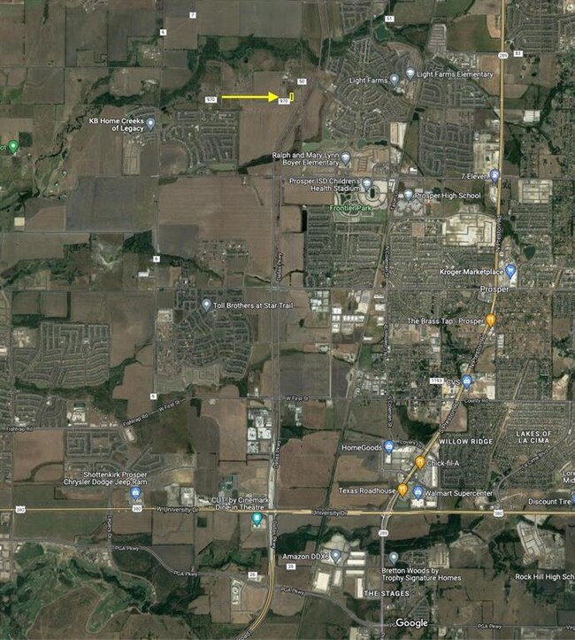Tract is located within 1000 ft of the Dallas Nort