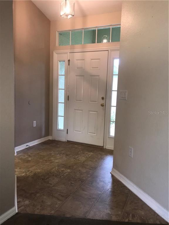 Nicely sized foyer with a coat closet which adds to the large amount of closet space in this property.