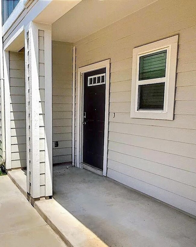 View of exterior entry