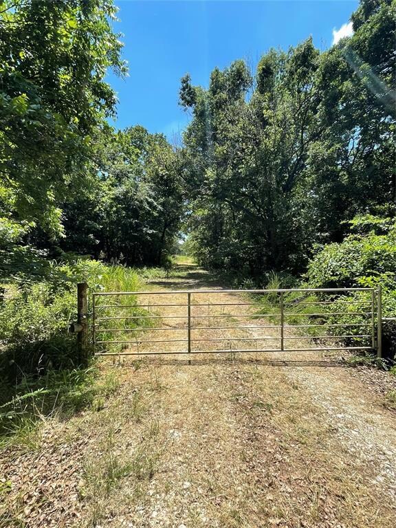 Gate at end of easement drive