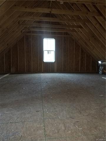 Rear upstairs room unfinished aprox. 16x20 second 