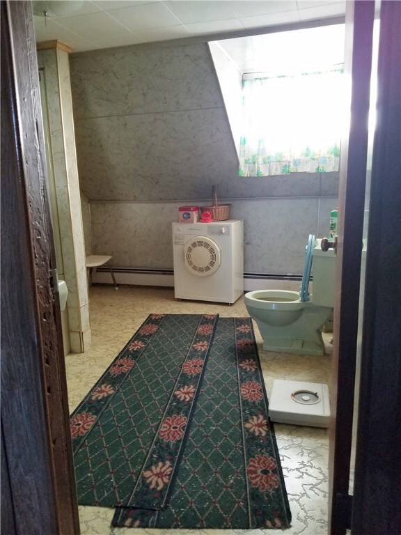 left side upstairs bathroom