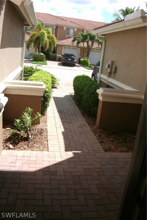 View from front door of front walkway!