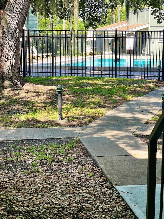 Pool View from front door