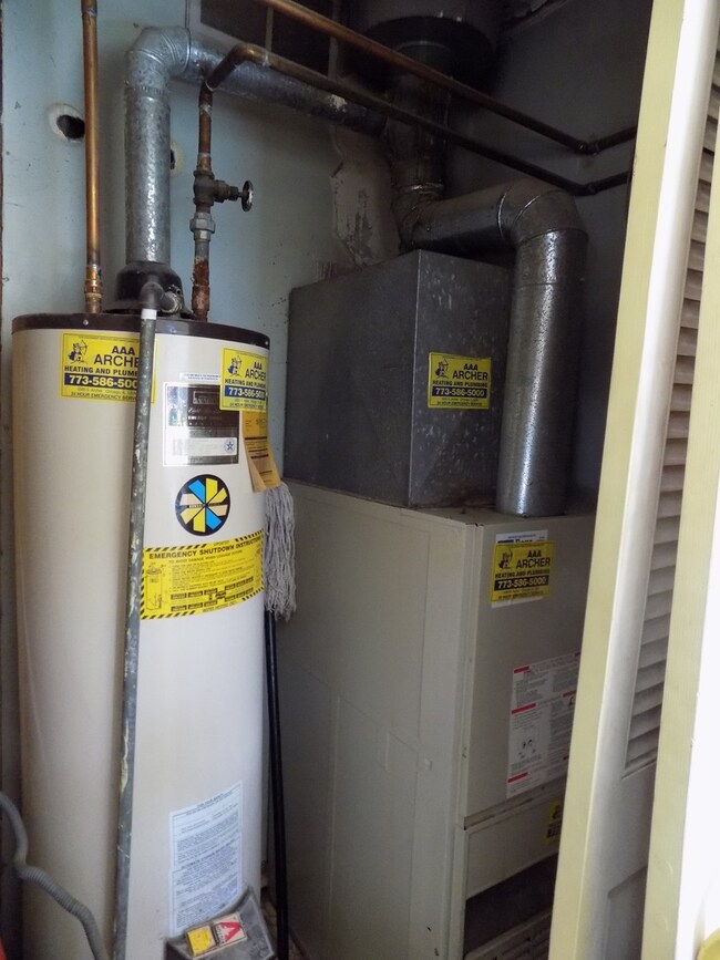 Gas Fired Water Heater and 80% Furnace