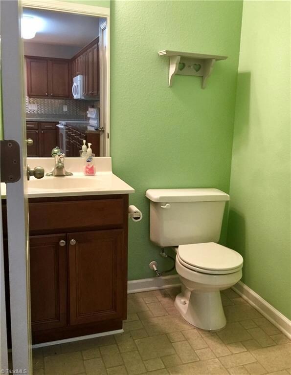 1/2 bath on main level