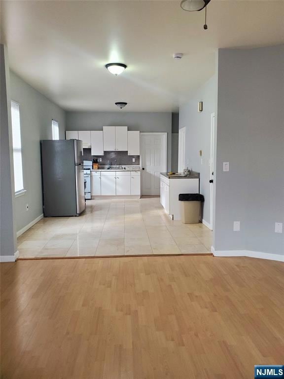 View into the kitchen from Living Room.