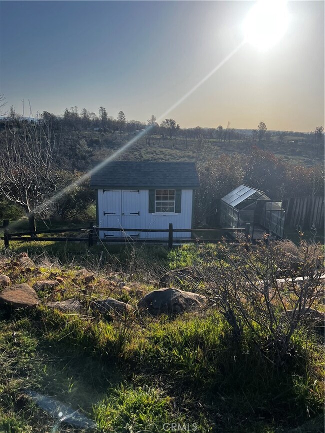Shed and green house survived