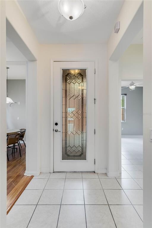 Front door from inside