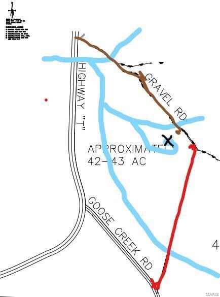 Blue lines indicate artesian well and spring-fed c