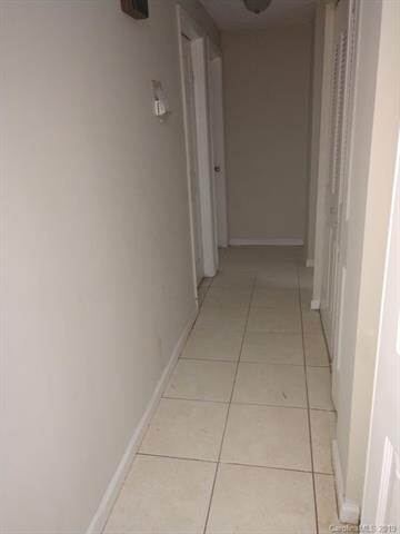 Hall with updated tile.