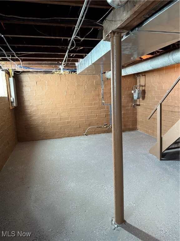 high ceiling, clean and appears dry; private