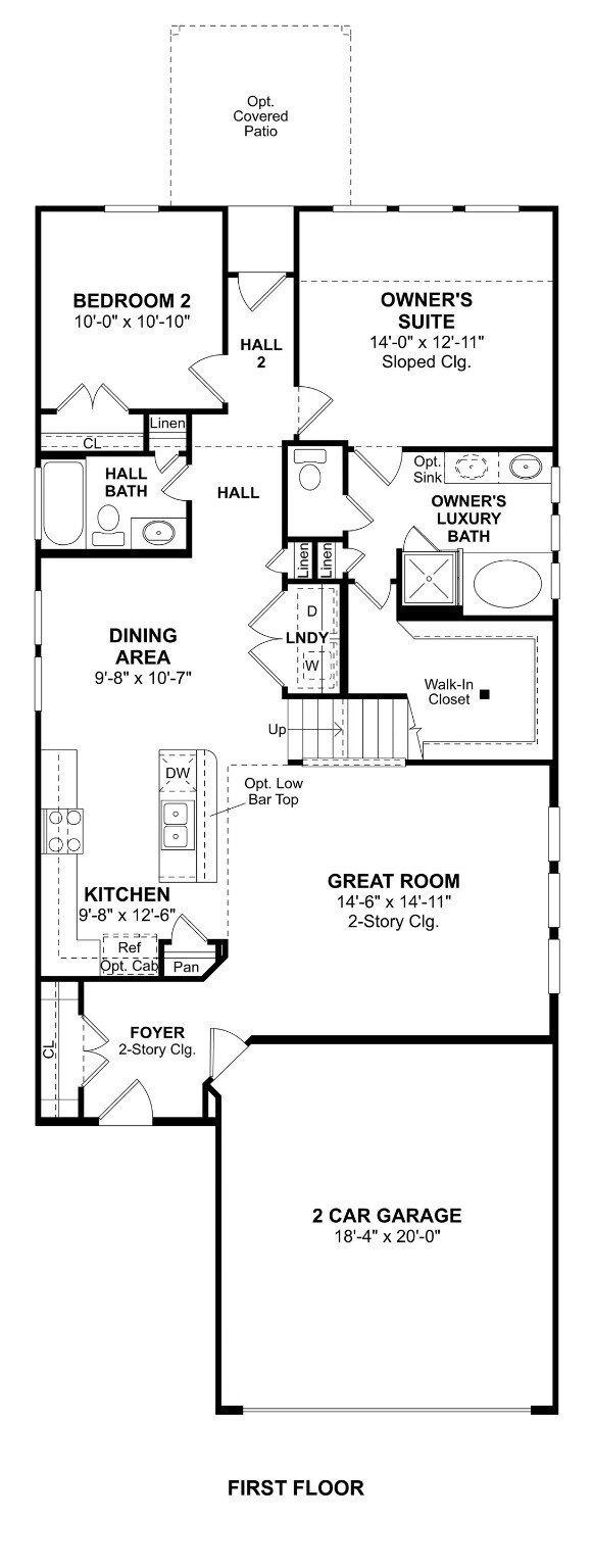 The Rochester floor plan by K. Hovnanian® Homes. 1