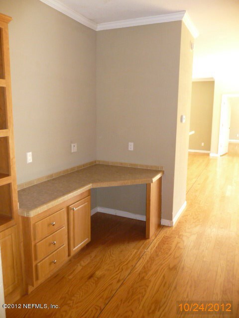 desk in hall