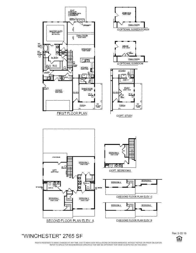 Winchester Floor Plan Layout